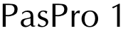 PasPro 1